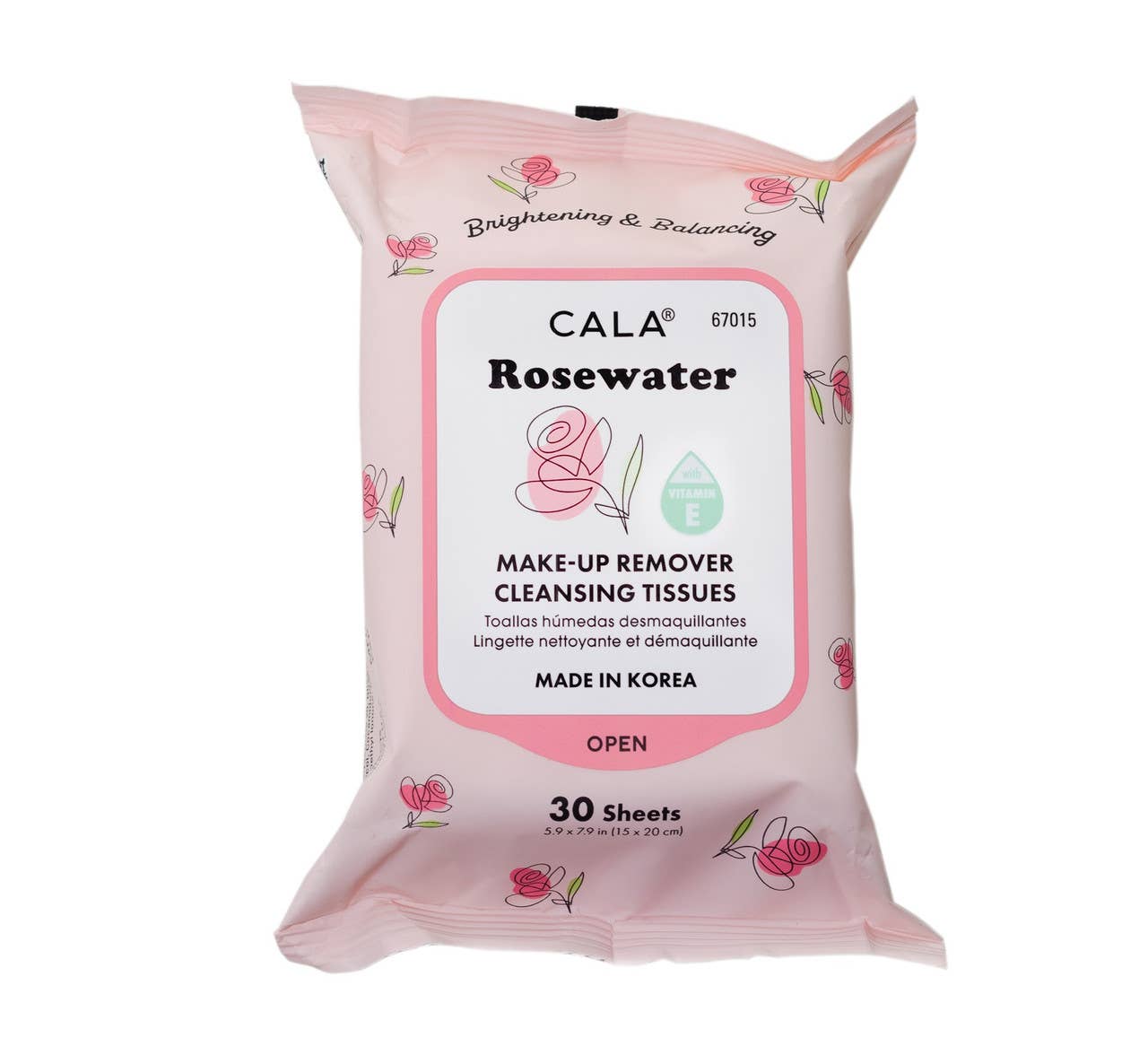 Cala Makeup Remover Wipes Tissue Cleanser: Aloe Vera