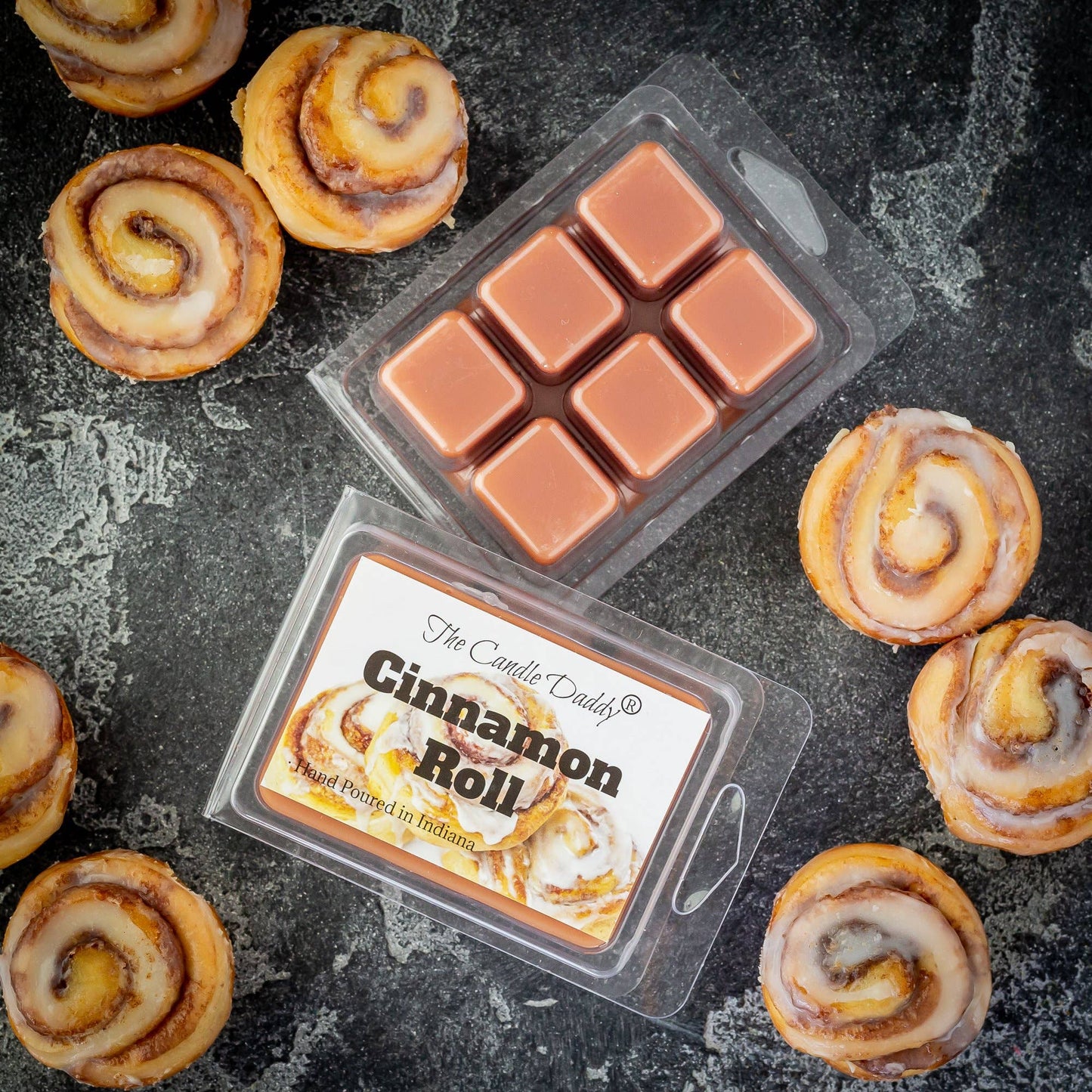 Cinnamon Rolls Scented Wax Melts - 2 oz 6 Cubes: 1 Pack of Wax Melts