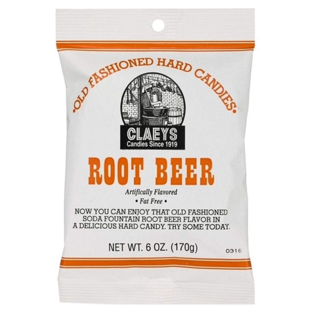 Claeys Old Fashioned Hard Candies - Root Beer - 12 Ct