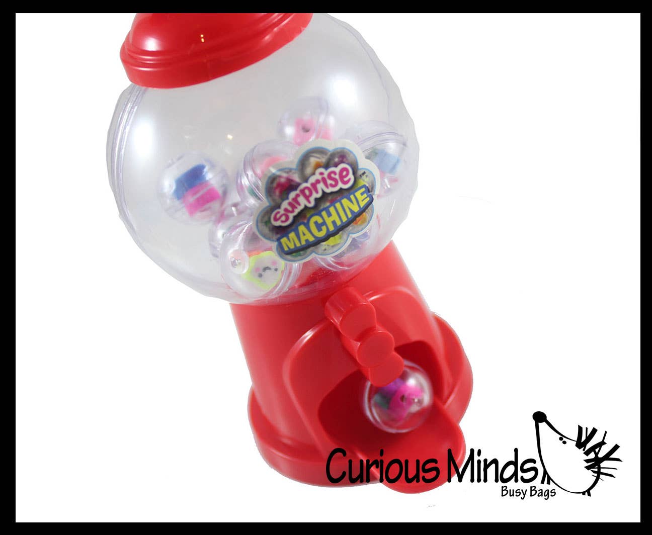 1 Tiny Gumball Machine with Capsule Toys - Cute Mini Machine