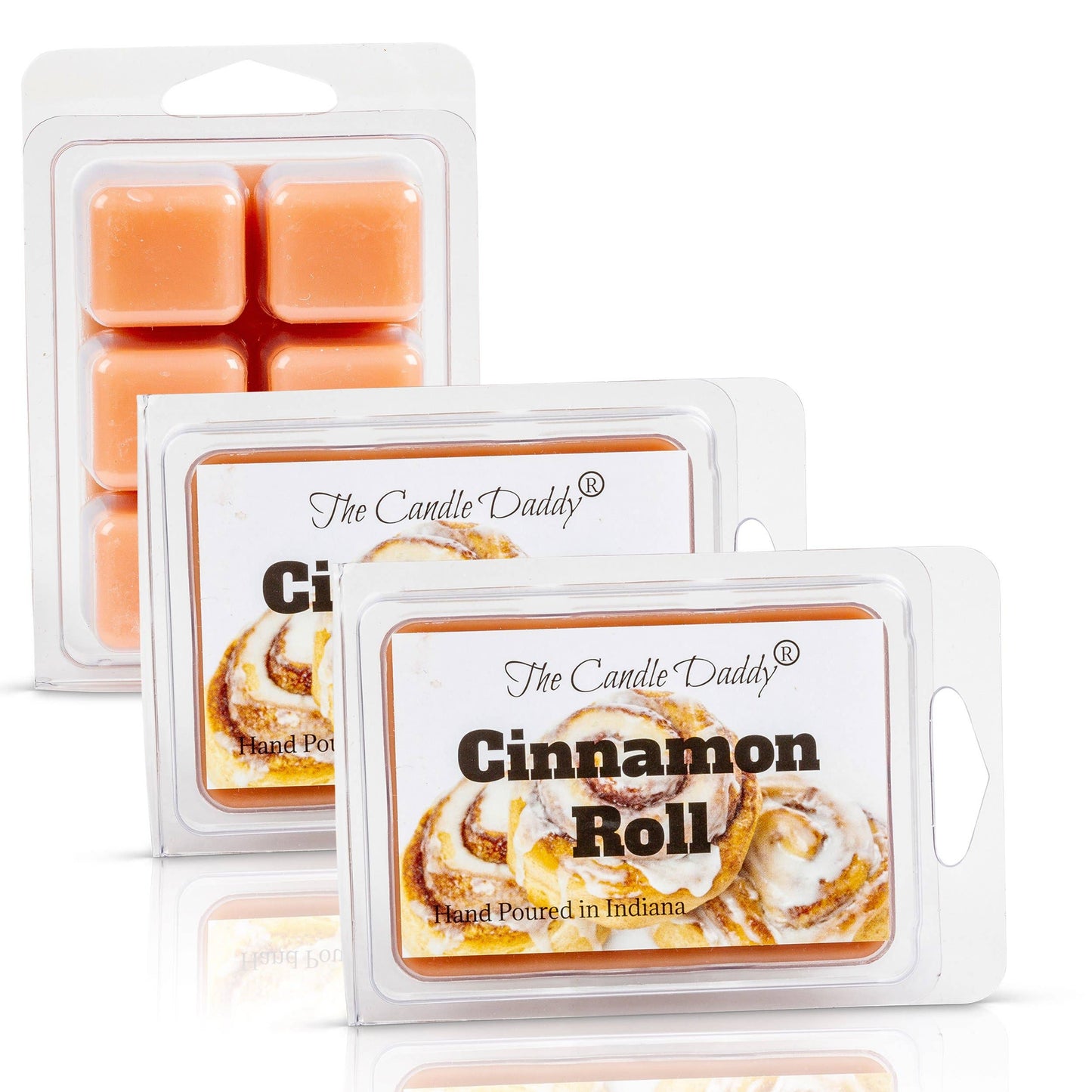 Cinnamon Rolls Scented Wax Melts - 2 oz 6 Cubes: 1 Pack of Wax Melts