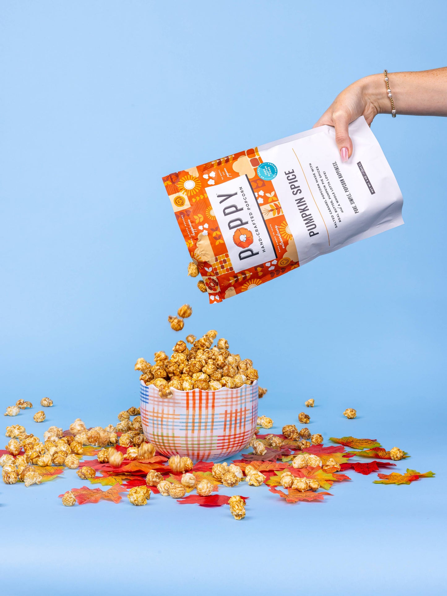 Fall Pumpkin Spice Popcorn