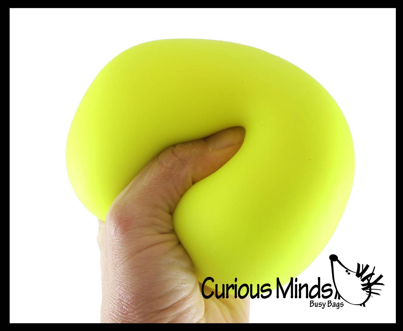 1 Jumbo 4" Doh Stress Stretch Ball - Moldable Pinch Poke Se