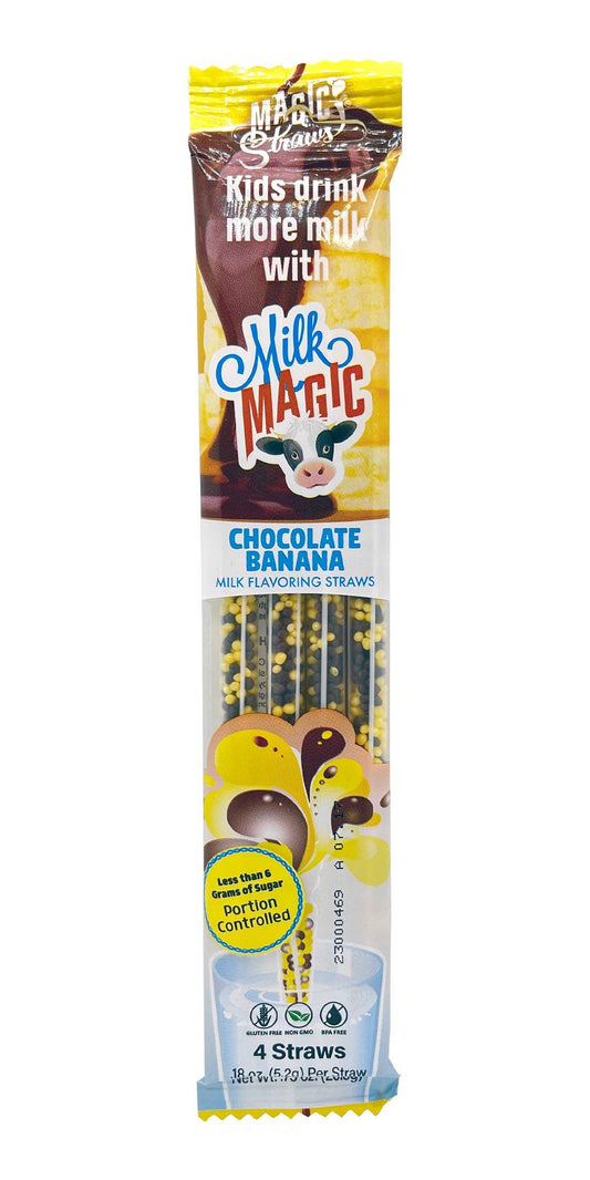 Milk Magic Chocolate Banana Milk Flavoring Straws