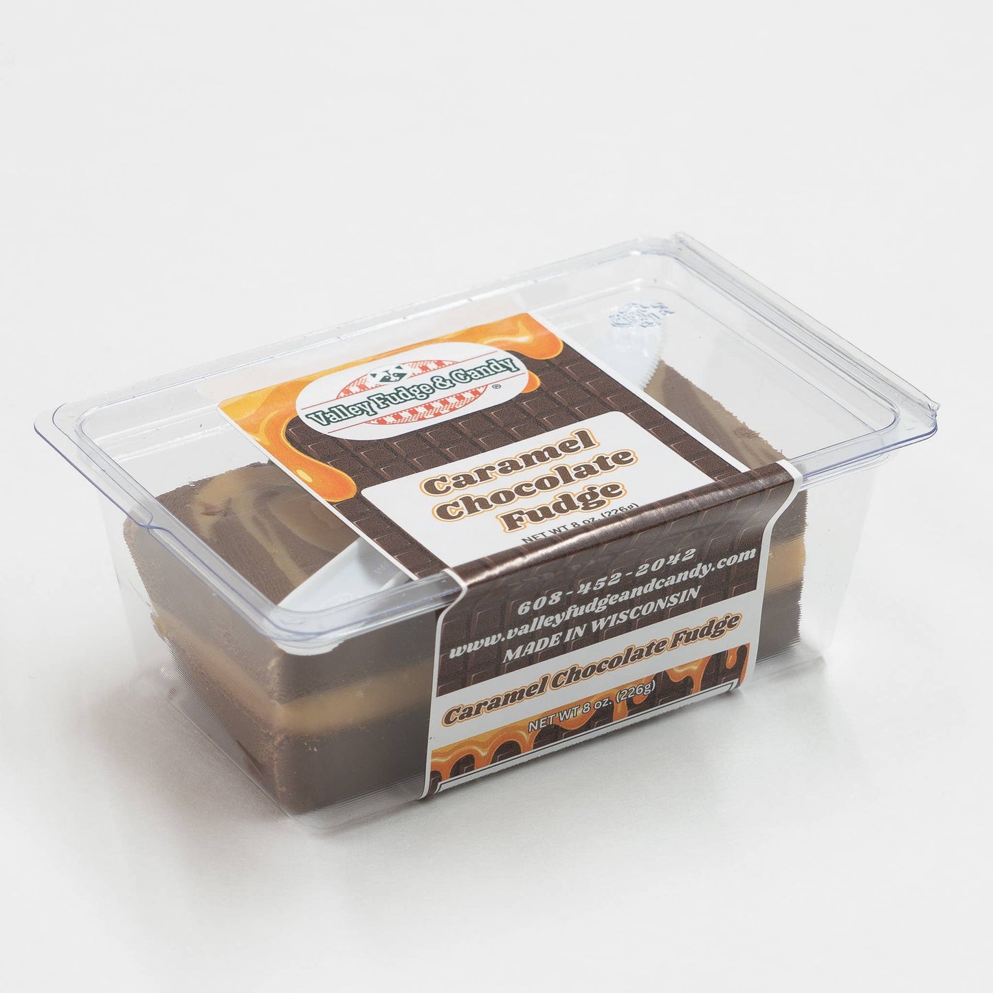 Caramel Chocolate 1/2 lb. Fudge Bar