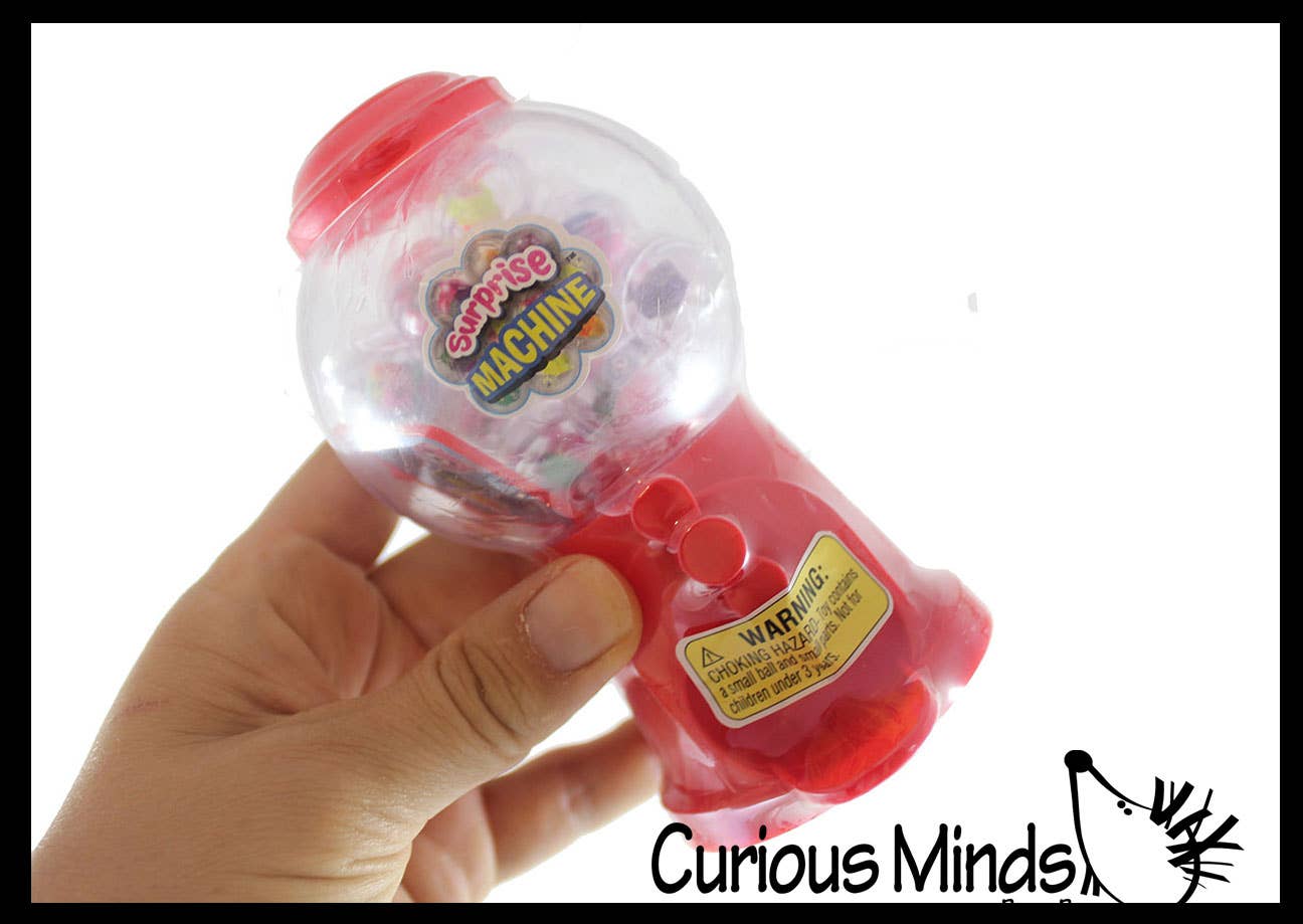 1 Tiny Gumball Machine with Capsule Toys - Cute Mini Machine