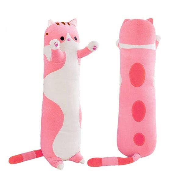 Long Animal Plush Toy Styles (3FT Long!) | Pink Tabby Cat