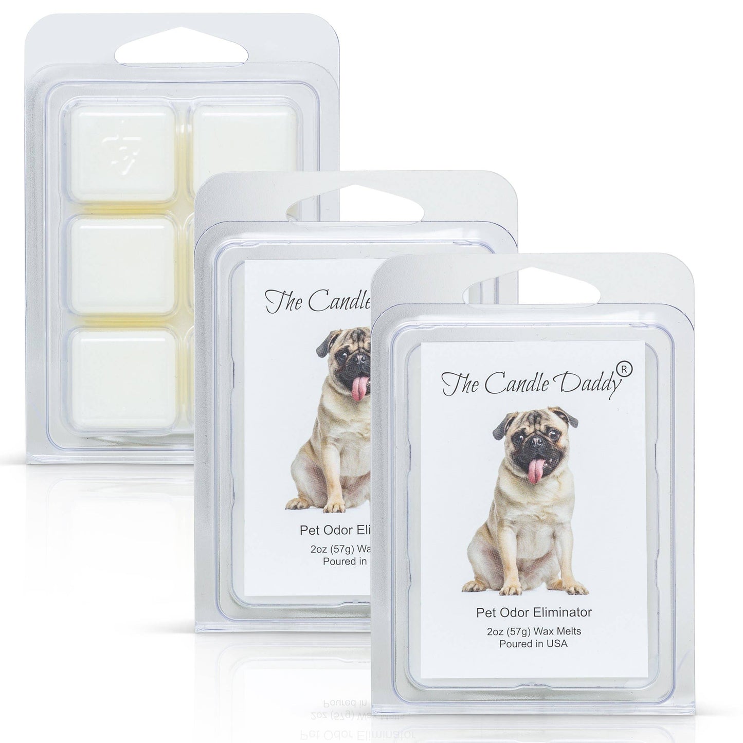 Pug Dog - Pet Odor Eliminator - Wax Melts