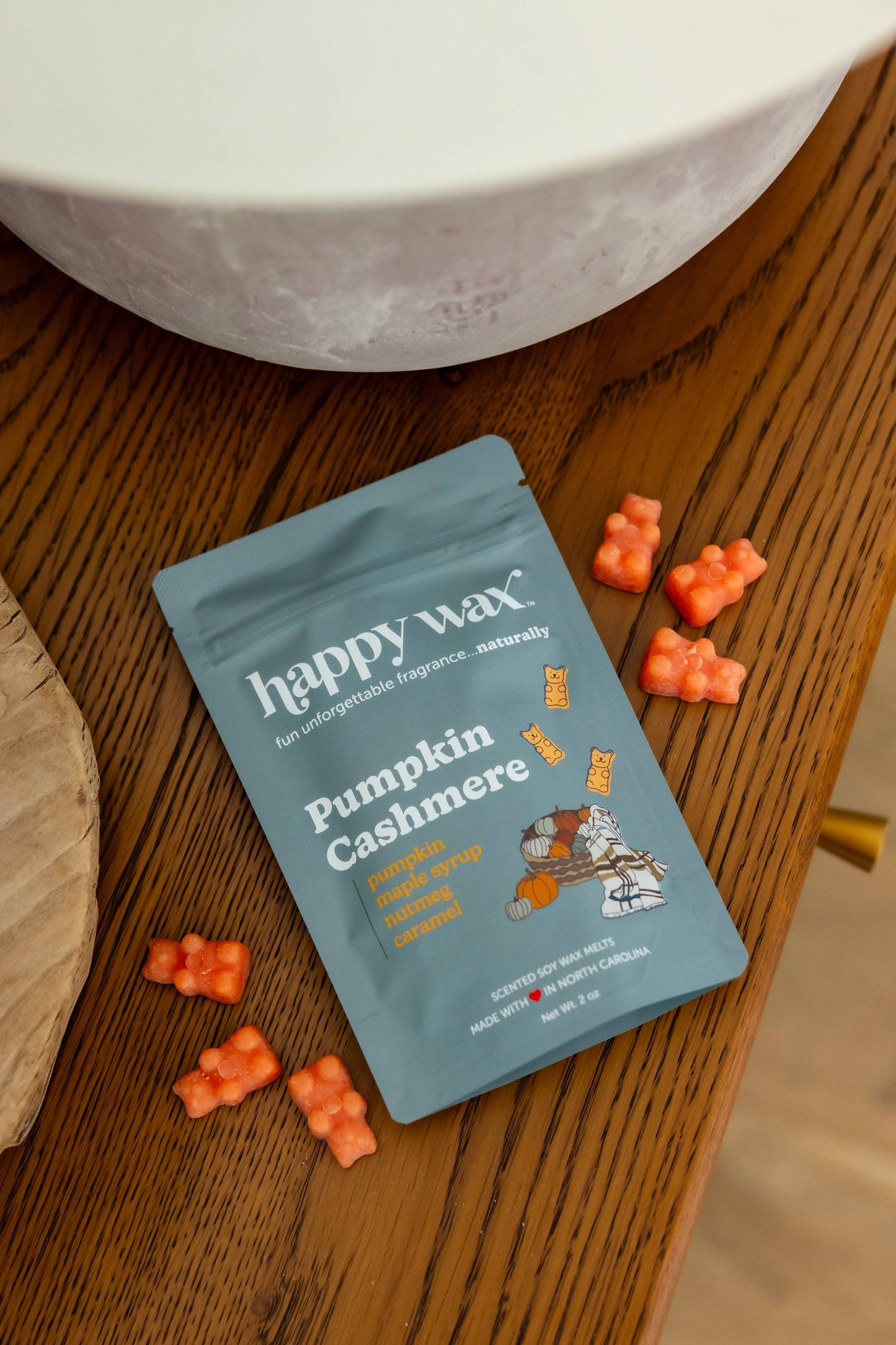 Pumpkin Cashmere Wax Melts - Sample Pouch (2 oz)