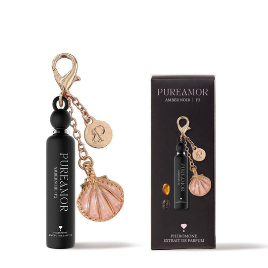 Amber Noir Pheromone Perfume Oil Keychain - 2ml Mini