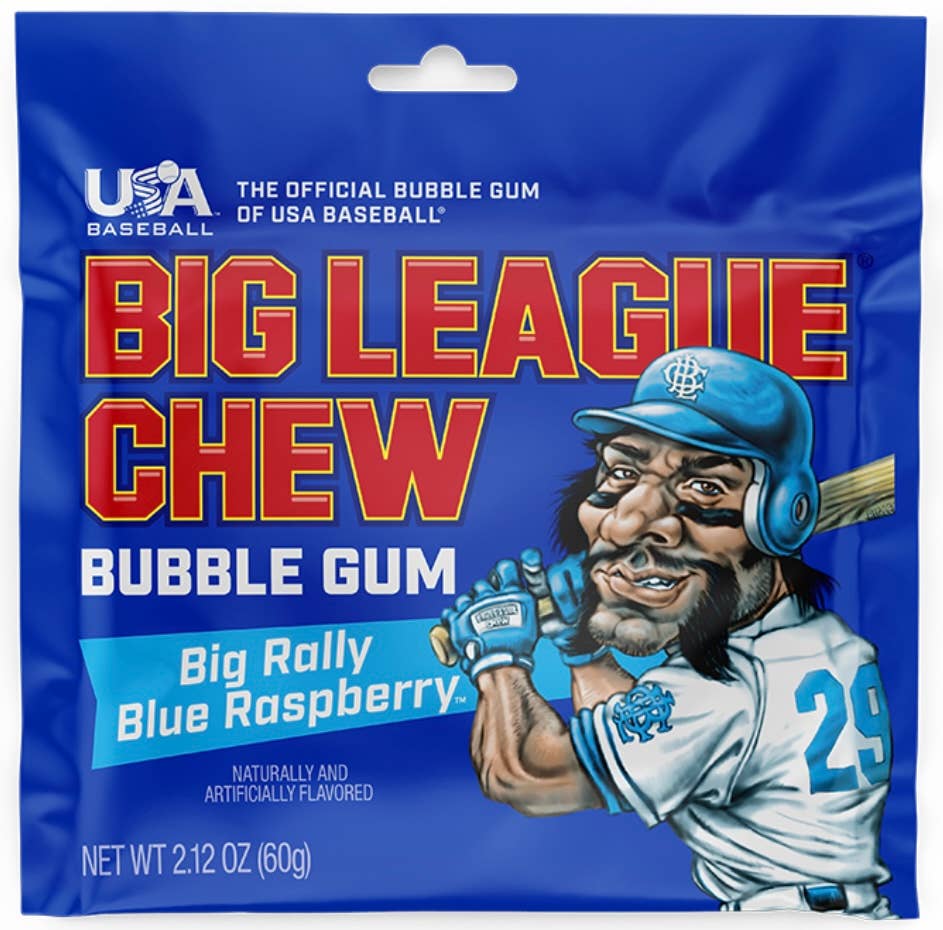 Nostalgic “Rally Blue Raspberry 🌊” Big League Chew Est.1980