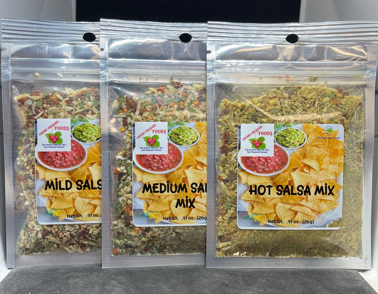 Cherry Orchard Foods Premium Packaging Salsa Mixes