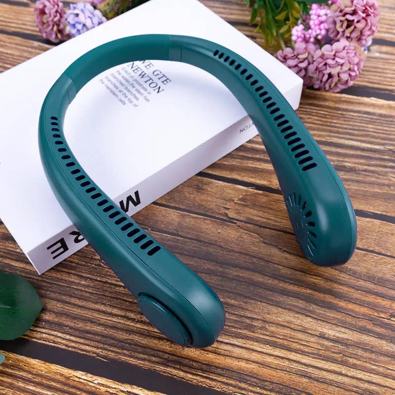 Portable 3-Speed Rechargeable Bladeless Neck Fan - 4 Colors