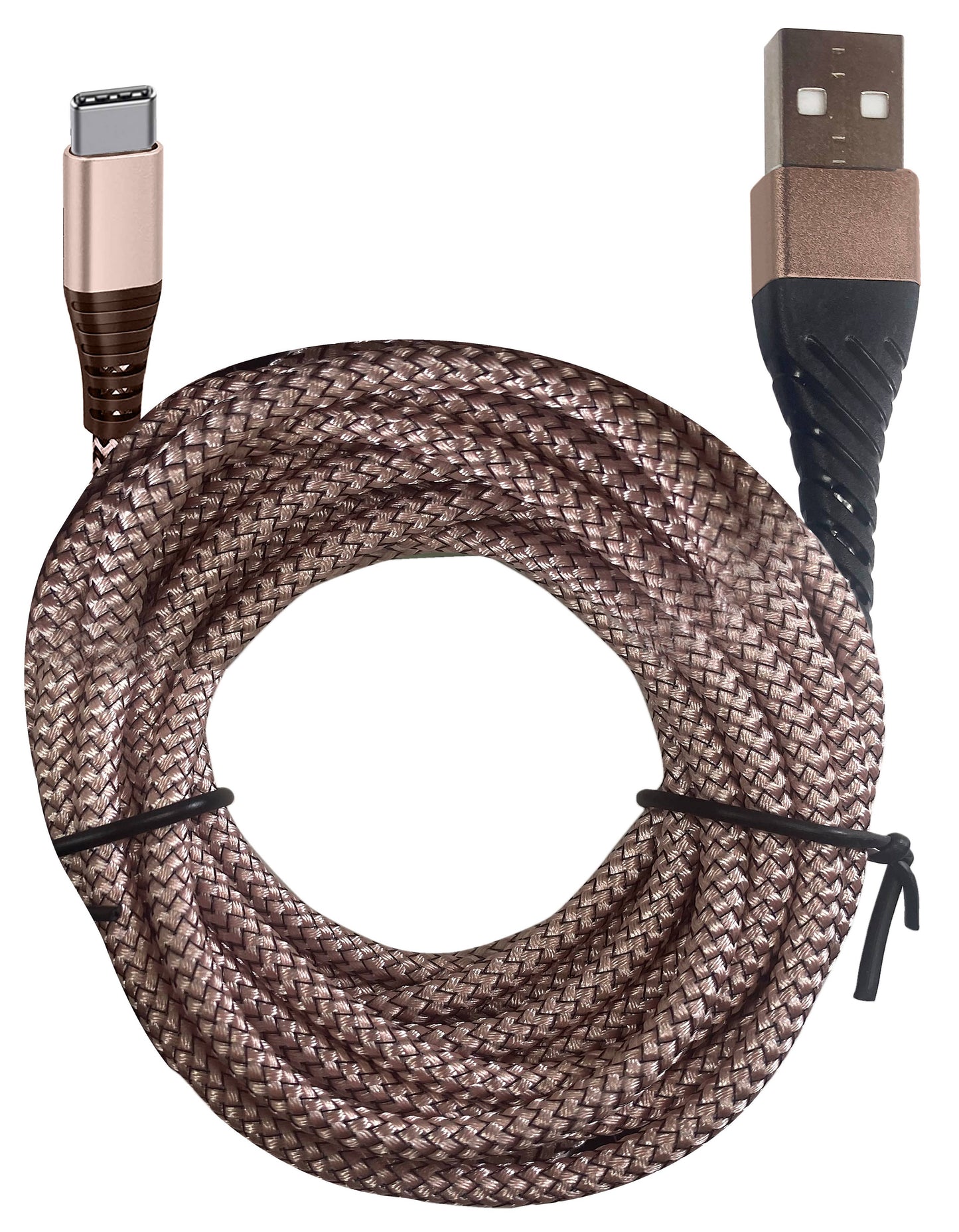 10ft. Type C Fast Charging Cable: Black