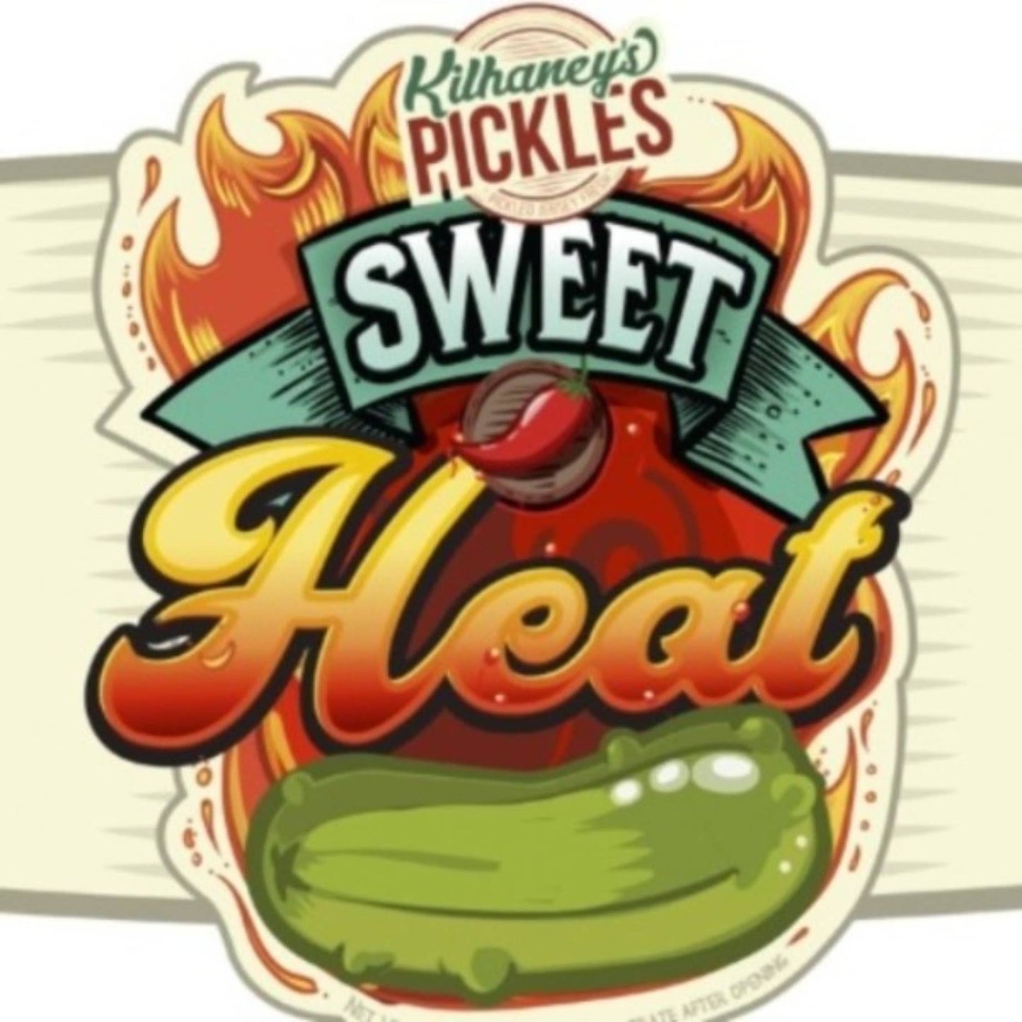 Sweet Heat Pickles, 16oz