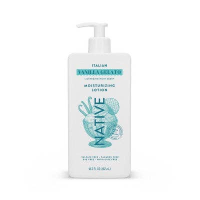 Native Limited Edition Global Flavors Hand & Body Lotion Italian Vanilla Gelato 16.5 fl oz - New