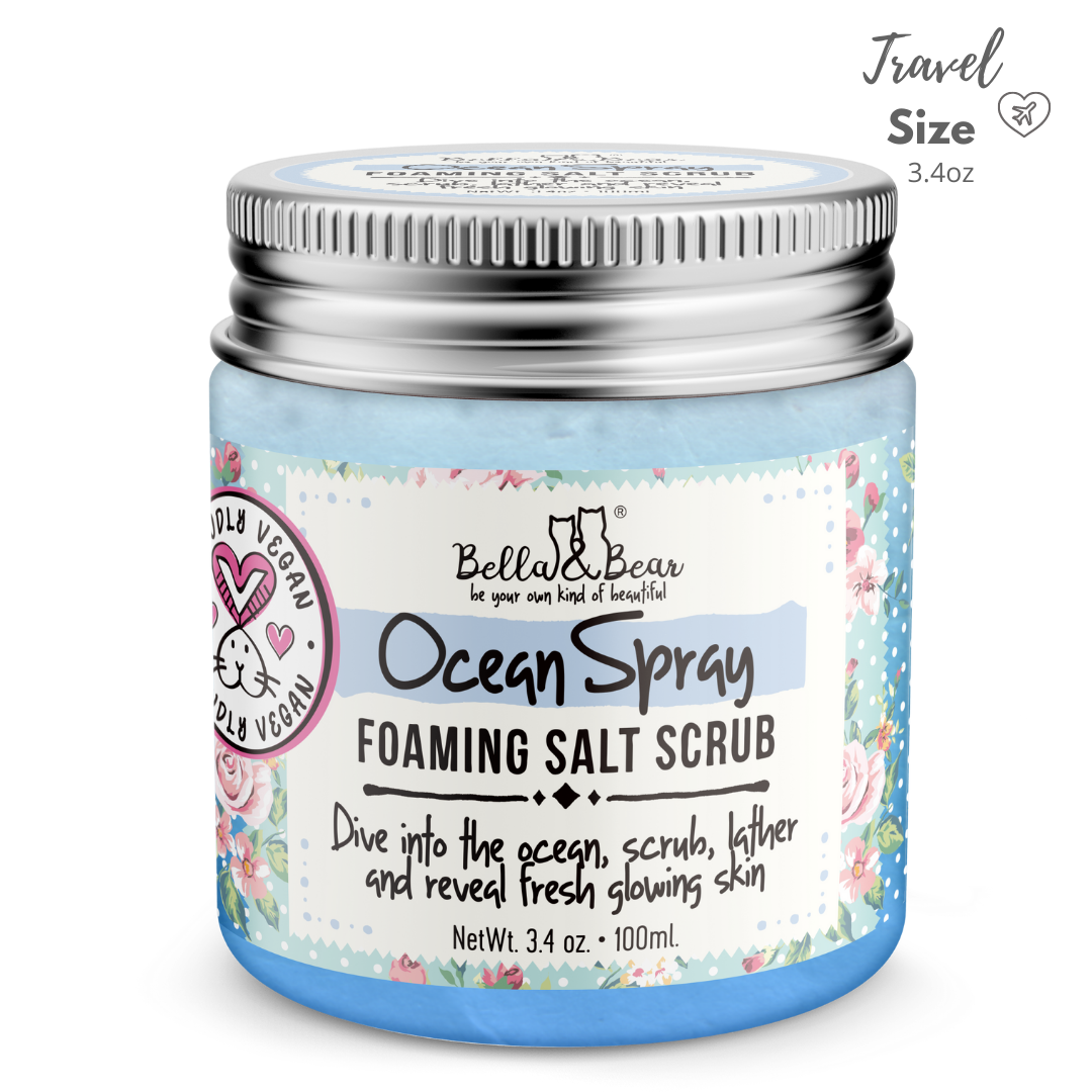 Ocean Spray Salt Body Scrub | Exfoliator | Travel Mini 3.4oz