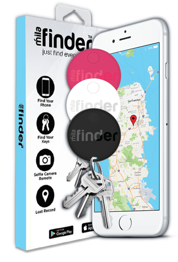 The Mila Finder® Bluetooth Key Tracker