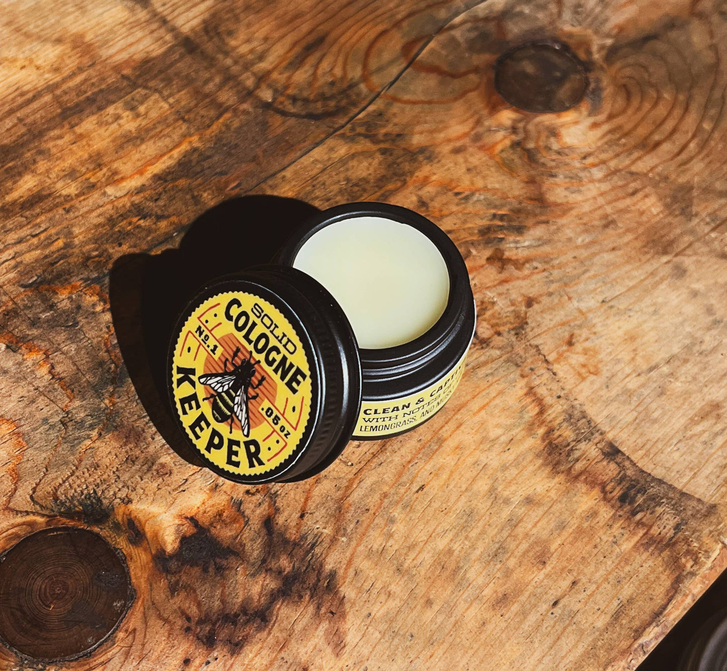 Solid Cologne - Keeper - Handmade with beeswax