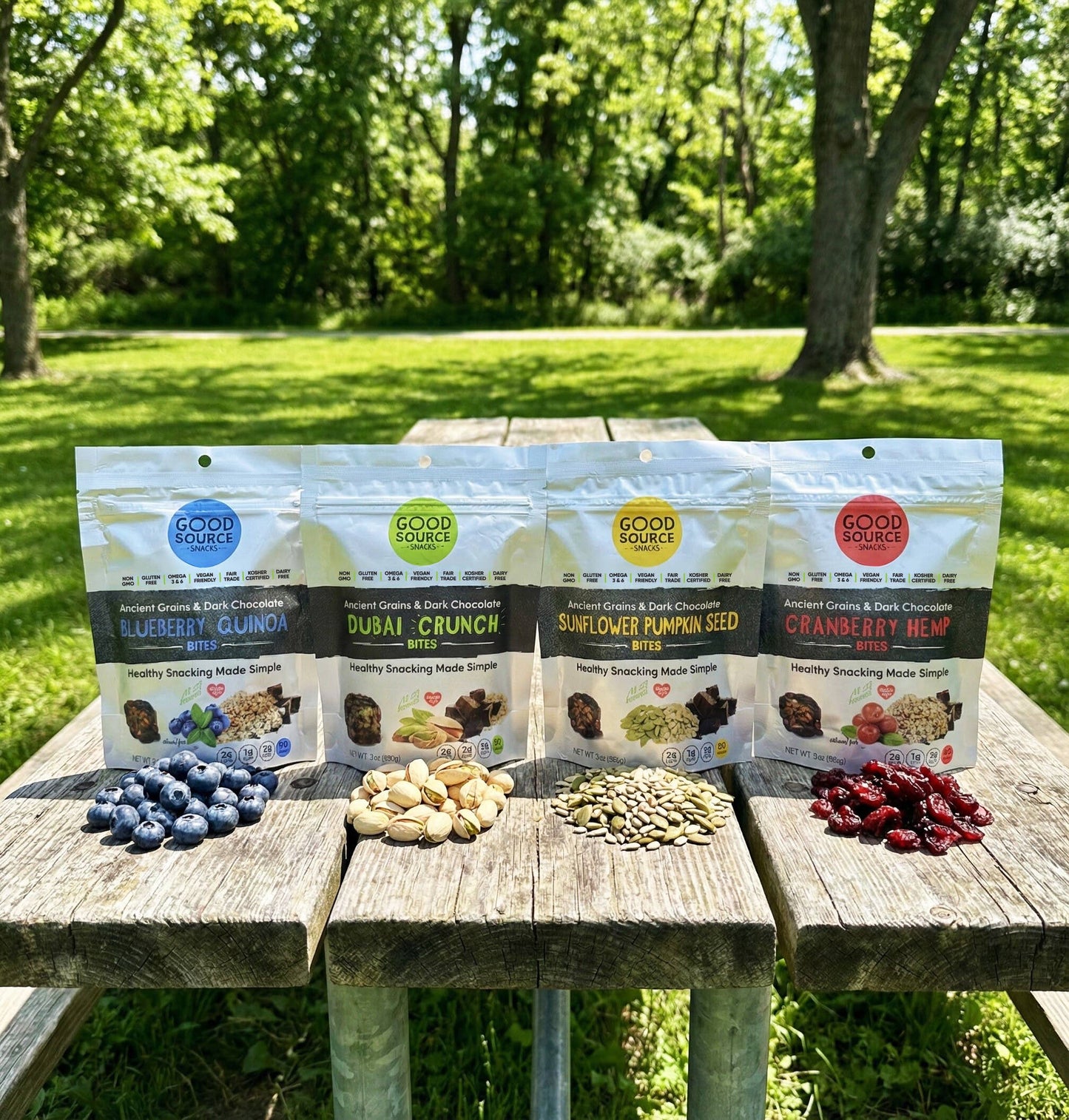 Cranberry Hemp, 3oz Size, Ancient Grain Snack Bites