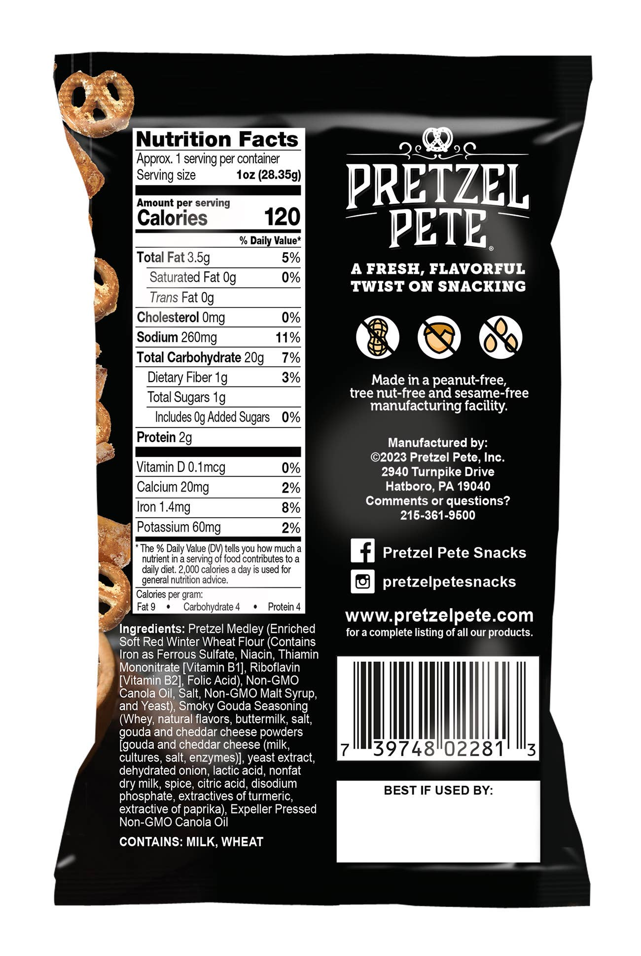 Smoky Gouda Pretzel Medley 1.0 oz.