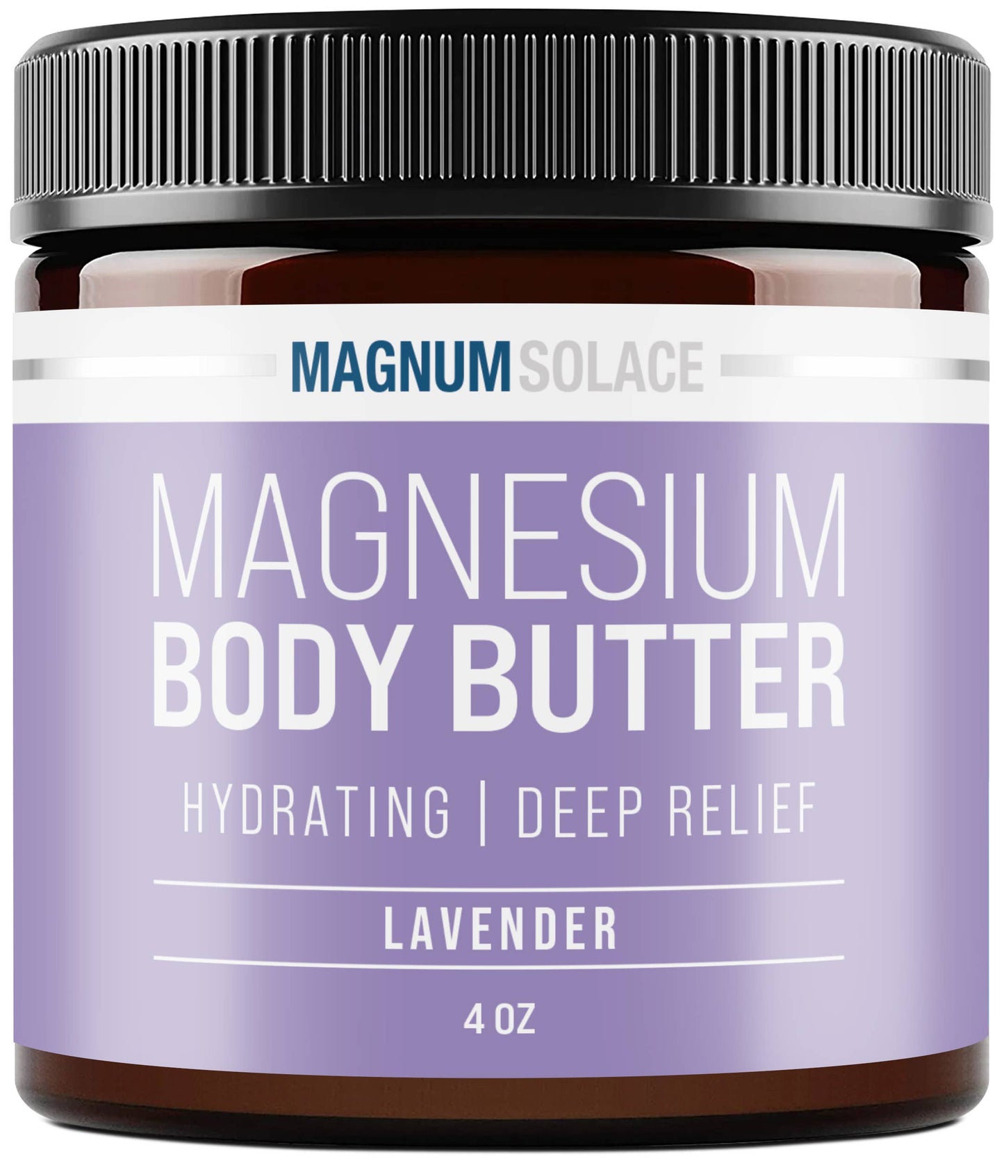 Magnesium Body Butter for Better Sleep - Lavender, 4 oz