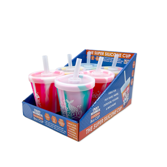 Kids Toddler 8oz Silicone Super Cups