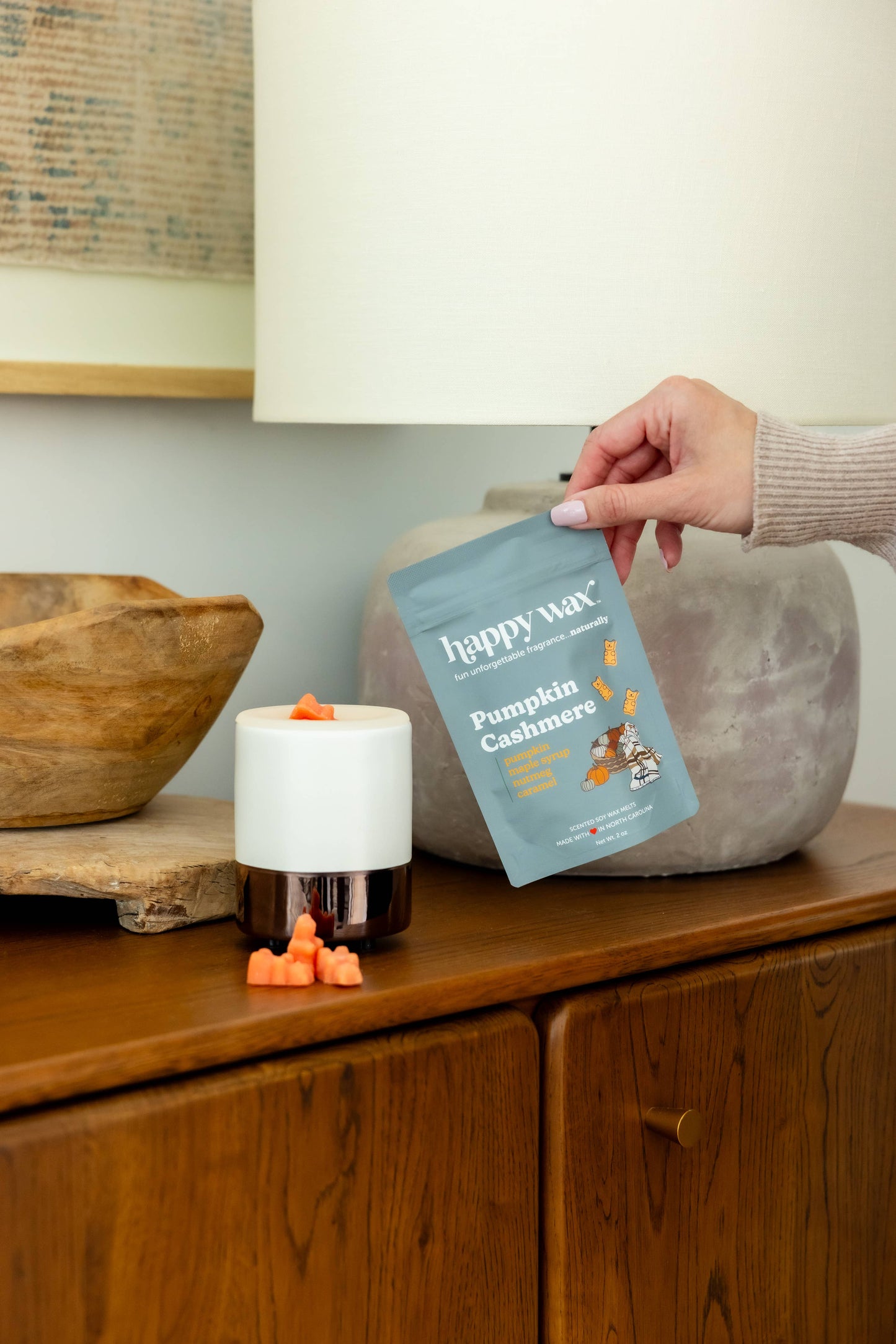 Pumpkin Cashmere Wax Melts - Sample Pouch (2 oz)
