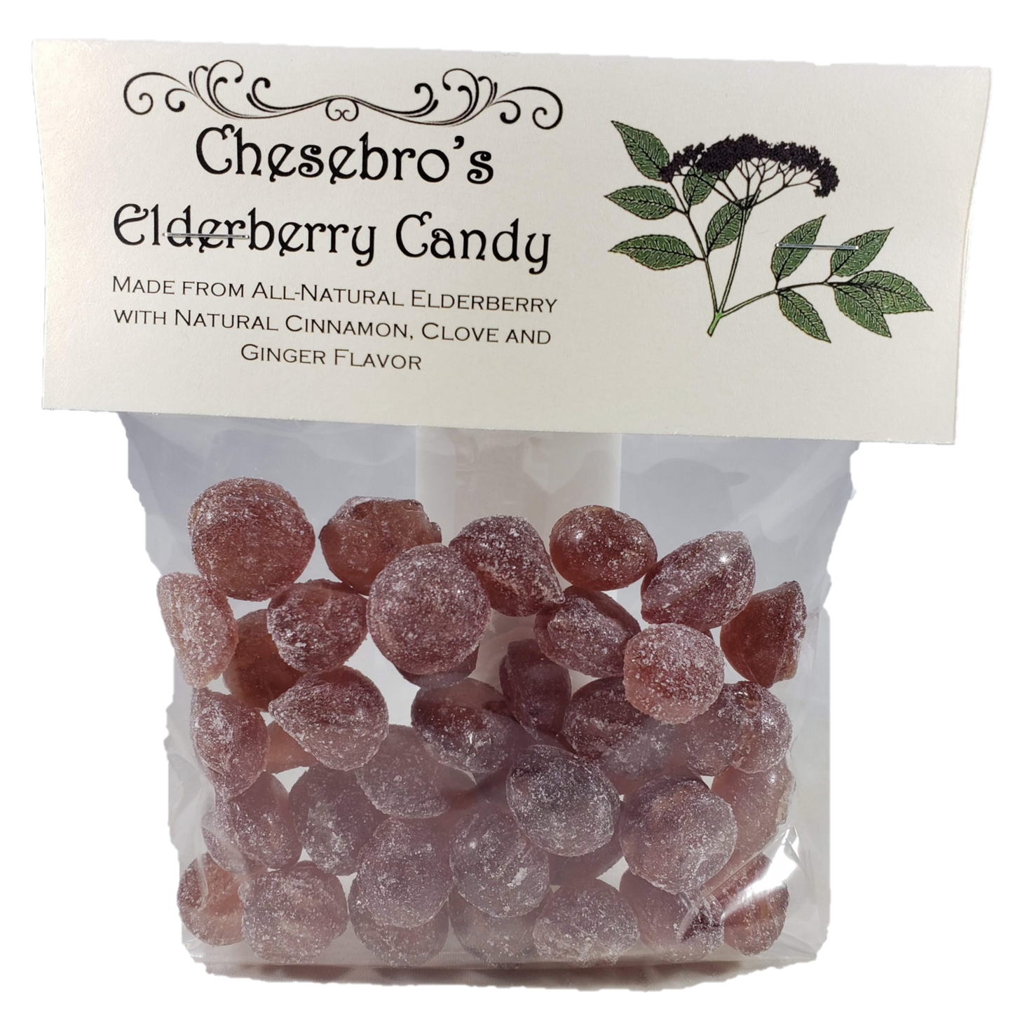 Elderberry Hard Candy Drops, 4.5 oz.