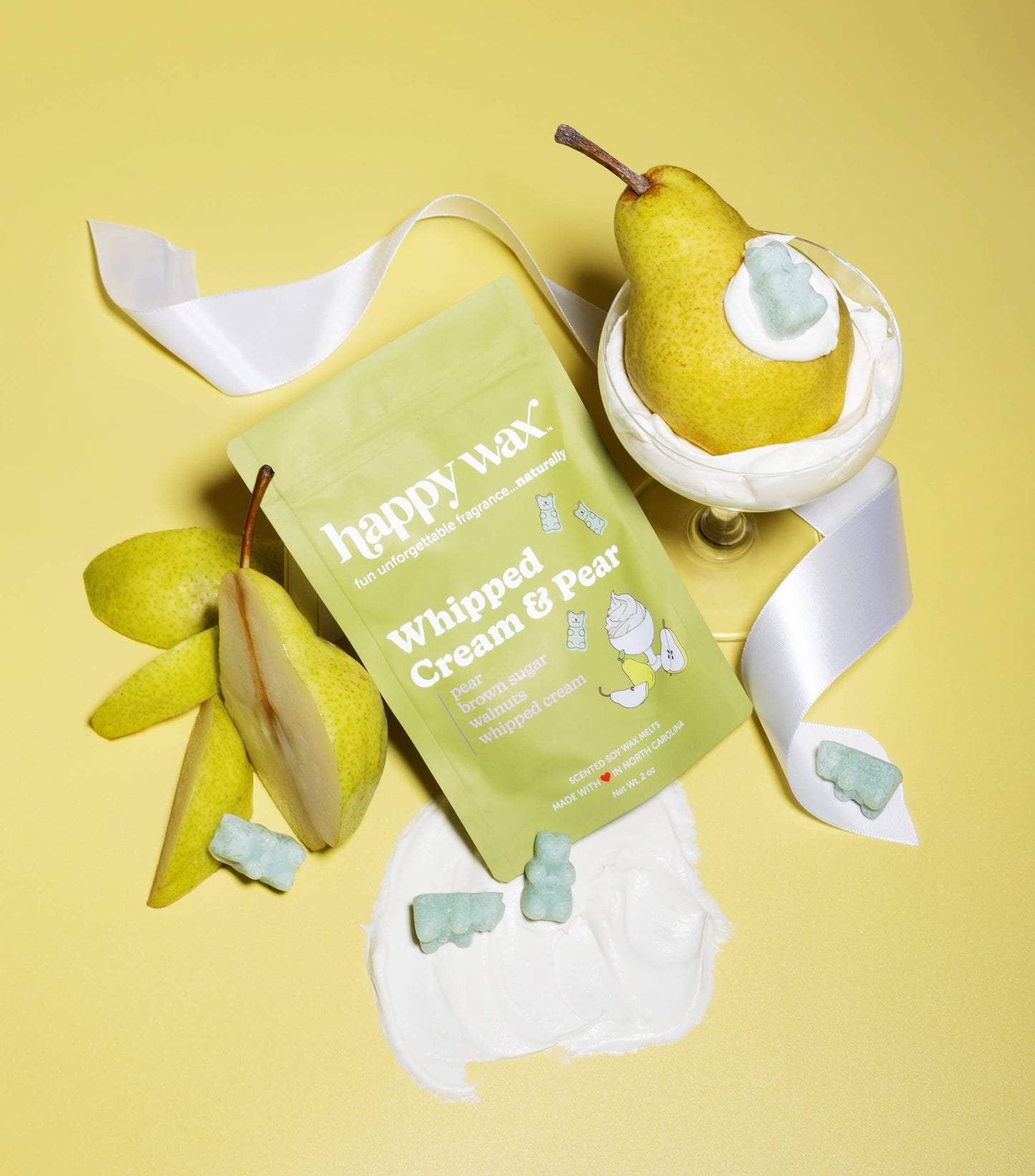 Whipped Cream & Pear Wax Melts - Sample Pouch (2 oz)