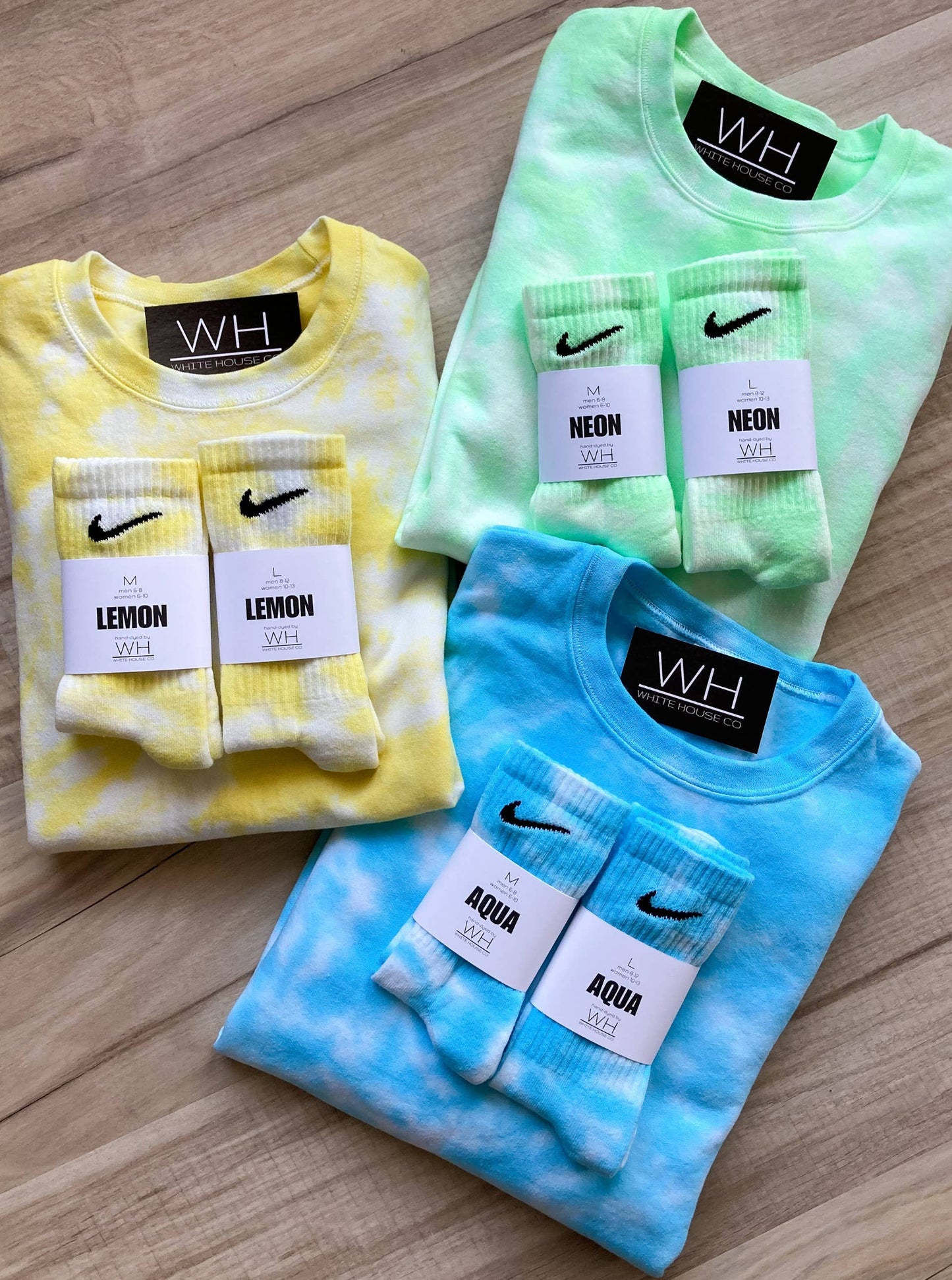Tie Dye Crew Socks