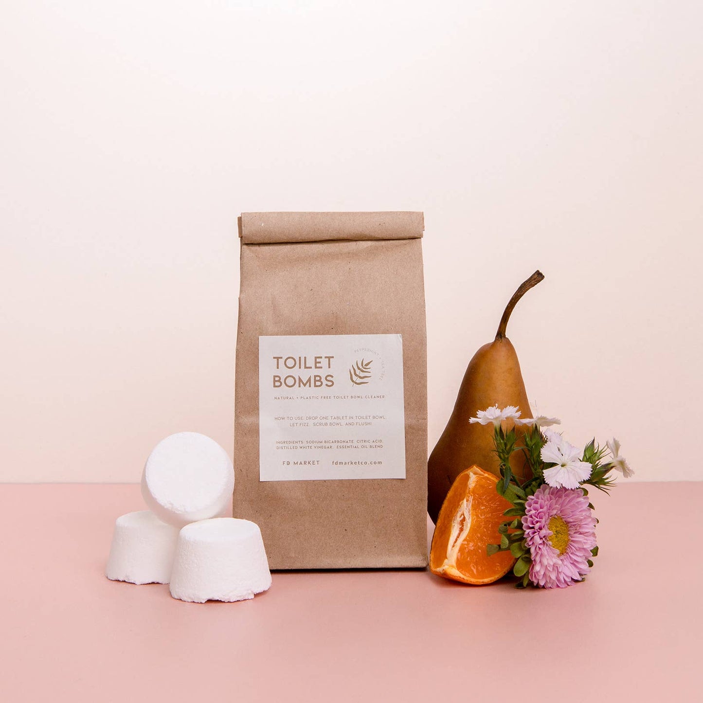 Toilet Bombs - Natural Plant-Based Cleaner - Bag of 10