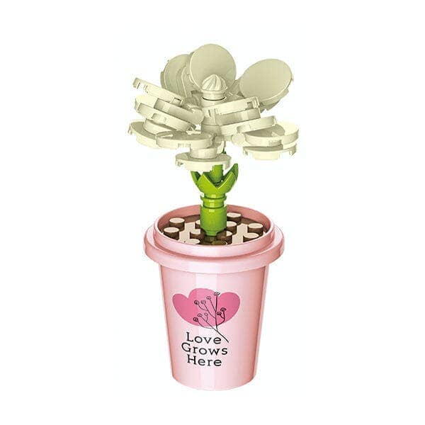 DIY Botanical Building Block Sets: Collectible Assorted Mini Pots