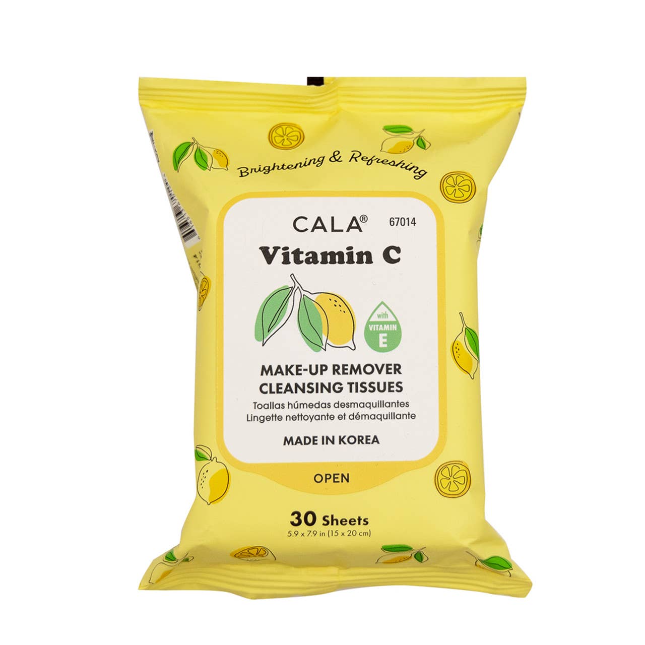 Cala Makeup Remover Wipes Tissue Cleanser: Aloe Vera