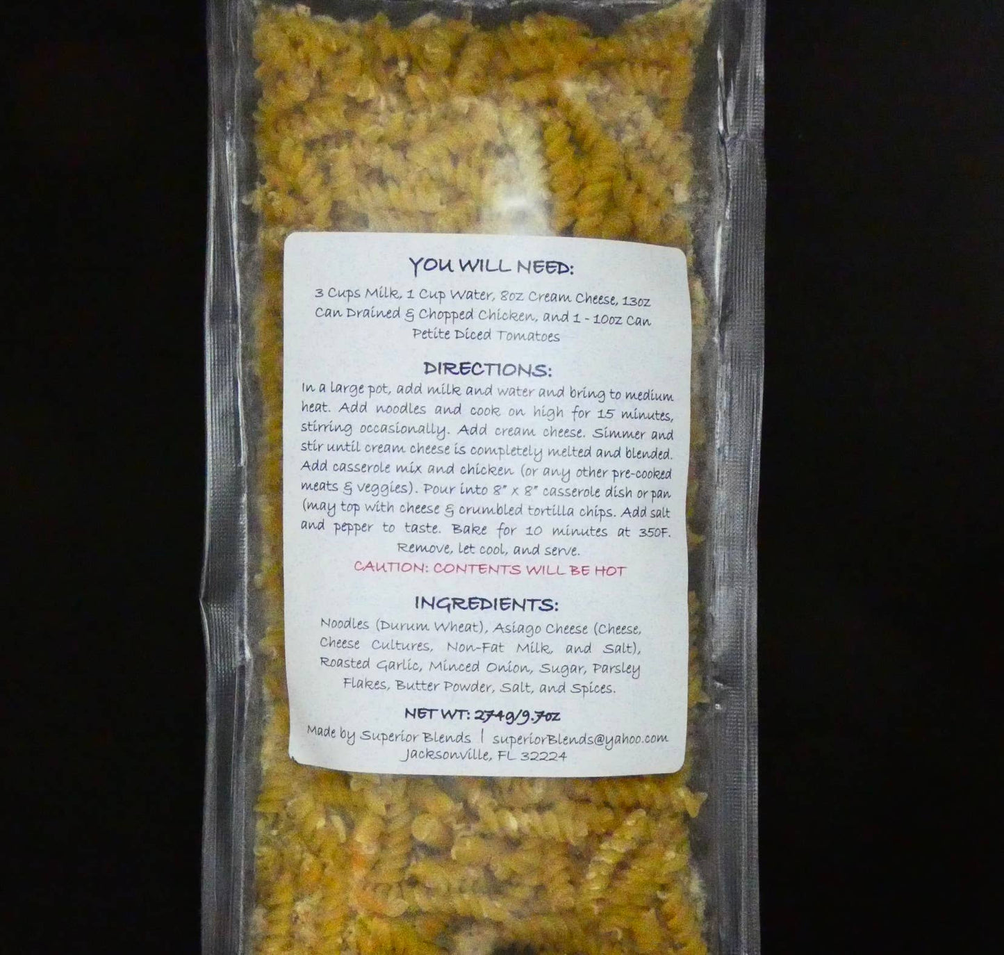 Asiago Roasted Garlic Casserole Mix