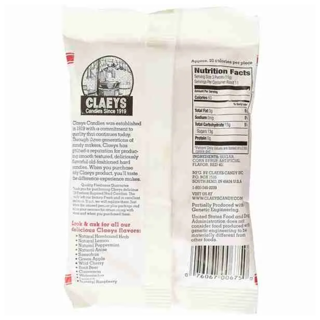 Claeys Old Fashioned Hard Candies - Cinnamon - 12 Ct