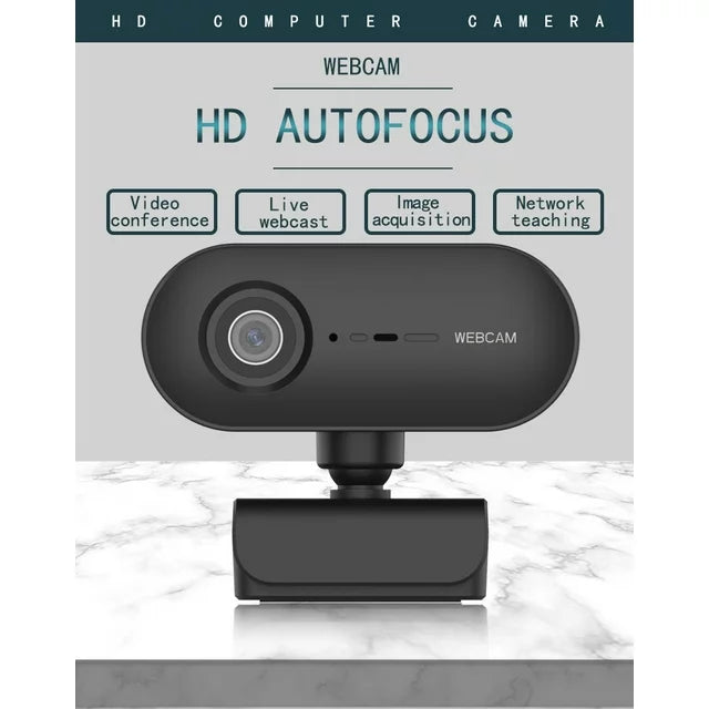 HONGGE New 1080P HD Webcam, USB Desktop Laptop Web Camera