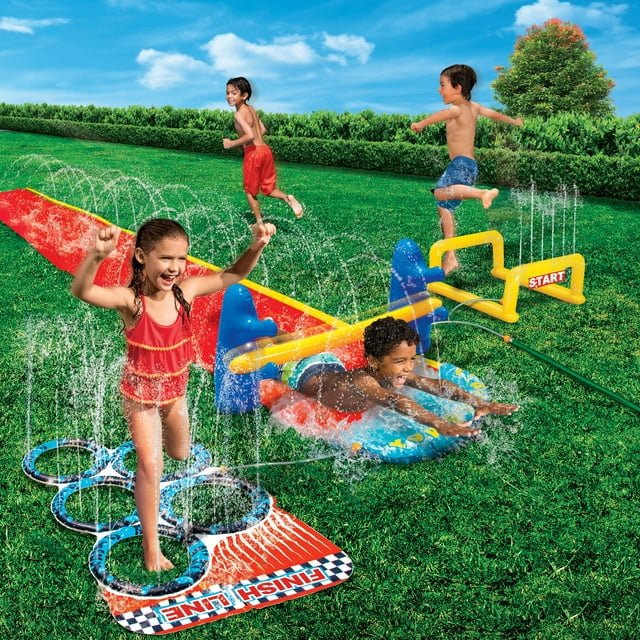 Banzai 2-in-1 Obstacle Course Water Slide